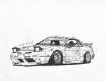 Nissan 240sx Drawing at PaintingValley.com Explore collectio