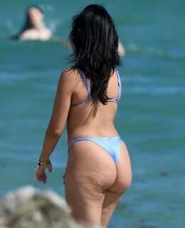 Camila Cabello In Blue Two Piece Bikini HD Images(thomg Biki