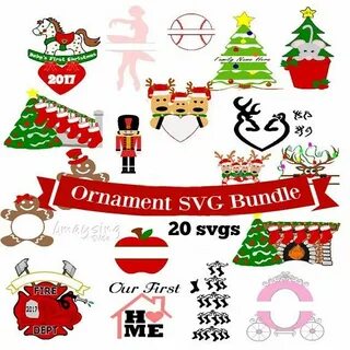 SVG - Ornament SVG Bundle - Christmas Ornament svg - Christm