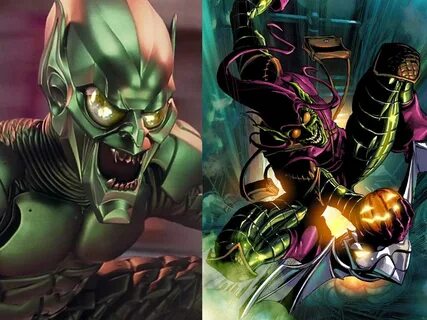 Details of the Green Goblin costume in Spider-Man: No way ho