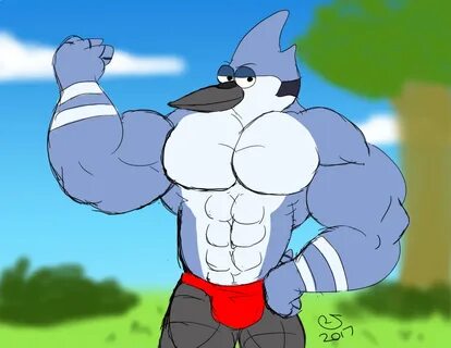 Buff Fantart Friday: Mordecai - Weasyl