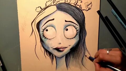 Drawing The Corpse Bride - YouTube