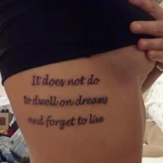 Quote ounder boob tattoo