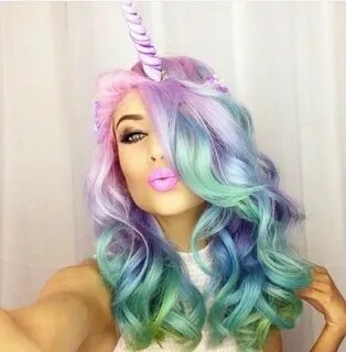 Pin by Kat Staxx on Unicorns Mermaids Rainbows Rainbow hair,