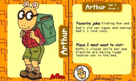 Crude Arthur Cards? (Oh my)