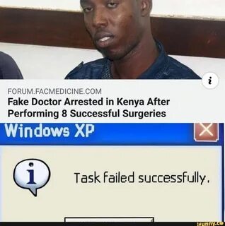 FORUMFACMEDICINECOM Fake Doctor Arrested in Kenya After Perf