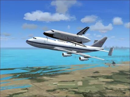 FSX Boeing 747 Nasa Shuttle Carrier - Microsoft Flight Simul