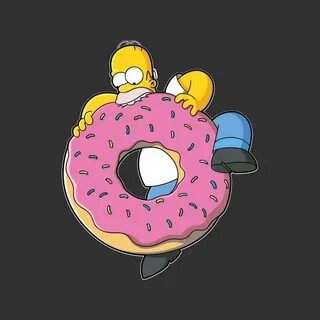 Гомер симпсон с пончиком картинки - 72 фото - картинки и рис