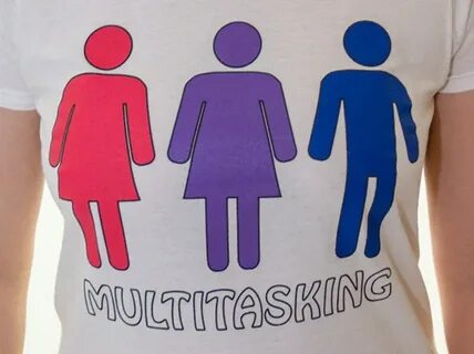 Bisexual Polyamorous Threesome Multitasking T-Shirt FFM Etsy