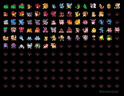 8x8 Pokemon Pixel Art 10 Images - 10 Best Pixel Art 8x8 Imag