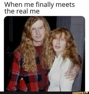 When me finally meets the real me - iFunny :) Metallica meme