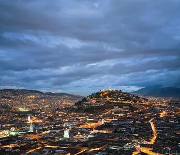 Panoramic Quito by night dinner 3 hours, nightly, private