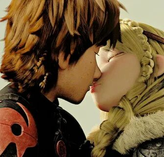 Astrid Kissing Hiccup posted by Michelle Mercado
