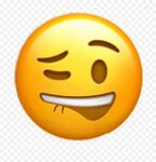 Biting Lip Emoji Meme - Ah Ha Ha Emoji,Lip Bite Emoji Copy A