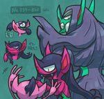 Impidimp, Morgem, and Grimmsnarl Family - By odo 7ta Pokémon