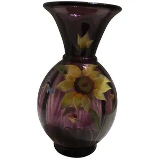 Fenton Art Glass Vase : SuzieQs Ruby Lane