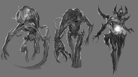 Harvester Concept from Doom (2016) Concept art world, Concep