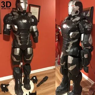 3D Printable Suit: Iron Man Mark III Armor War Machine (Mode