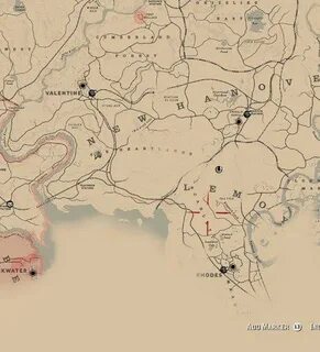 28 Poisonous Trail Map 1 - Maps Database Source