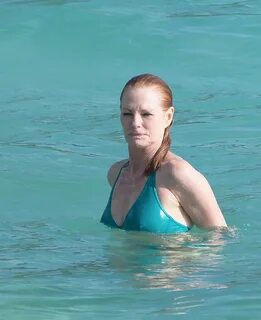 MARG HELGENBERGR in Bikini at a Beach in St. Barts - HawtCel