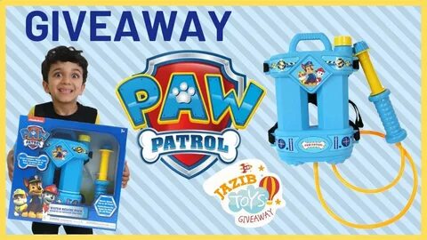 PAW PATROL WATER RESCUE PACK Giveaway Video for Kids Jazib T