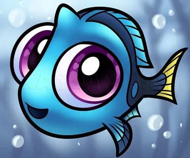 How To Draw Baby Dory, Step by Step, Drawing Guide, by Dawn 