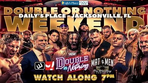 🔴 LIVE: All Elite Wrestling AEW - Double or Nothing 2021 PPV