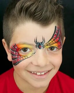 Easy Face Painting Spider - Фото база