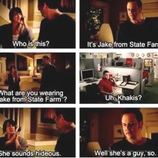 Pin by Victoria Patrick on Quotes Jake from state farm, Funn