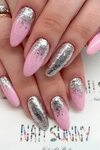 Nice Pink Manicure with Glitter Accents #35 - ILOVE Pink man