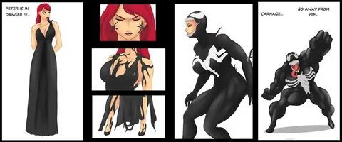 MJ-Venom save Spider-Man by Cyberphoenix89 on DeviantArt