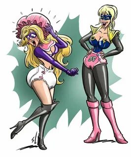 Request - Stripperella 'n Lady Frenzy diapered up by HofBond