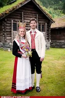 Norsk Krone Norwegian wedding, Scandinavian wedding, Traditi