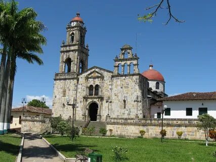 Iglesia principal -main church- Guadalupe, Santander.