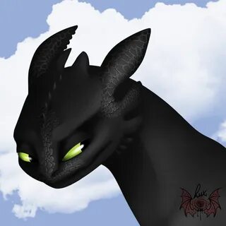 Toothless closeup #1 by LuxBlack How to train your dragon, H
