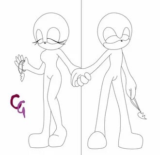 Sonic couple base 1 by Crazzy-Glazi Drawing base, My little 