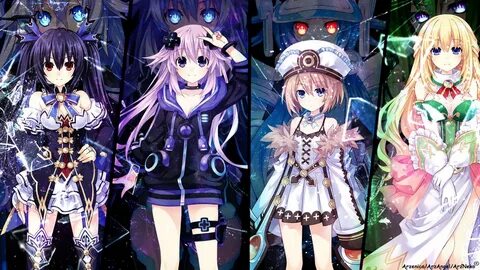 4 CPUs of Megadimension Neptunia by ArzNeko on DeviantArt