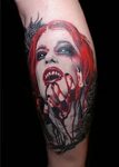 35 Horrible Zombie Tattoos Cuded Zombie tattoos, Zombie girl