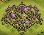 Coc Town Hall 8 Defence Base