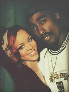 Is Tupac still alive? pics seen with rihanna