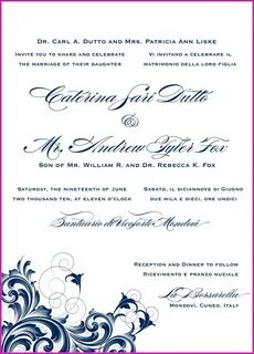 Peach Wedding Invitation Sample - Invitations : Resume Examp