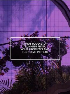 aesthetic, grunge, purple, quote, relationships Purple quote