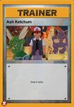 Ash Ketchum Trainer card Pokemon cards, My pokemon, Pokemon