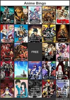 Anime Bingo Anime Amino