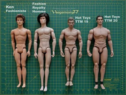 Sixth scale male dolls and action figures comparison photo. 