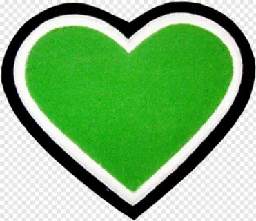 Green Heart - Green Hearts, Transparent Png - 345x298 (#5197