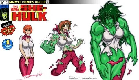 She Hulk Transformation Sequence - Фото база