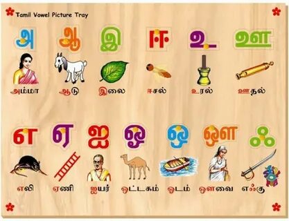 Tamil Alphabet Book Online At Low Prices In Ageless Tamil Al