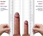 The average erect penis is 13.2cm (5.16 inches). Scientists 