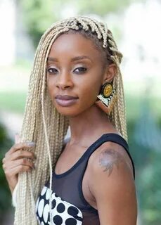 Hairspiration: Blond Box Braids & Twists - Un-ruly Blonde br